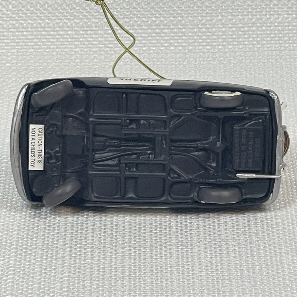 Grolier Disney Early Moments Cars Christmas Ornament Sheriff President's Edition - Picture 6 of 9